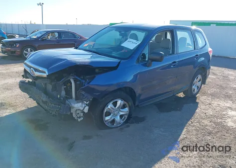 2014 Subaru Forester 2.5I z USA, uszkodzony, nr VIN JF2SJAAC6EH538376